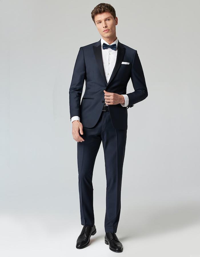Modern Fit Smoking in Navy– Virgin Wool Mix