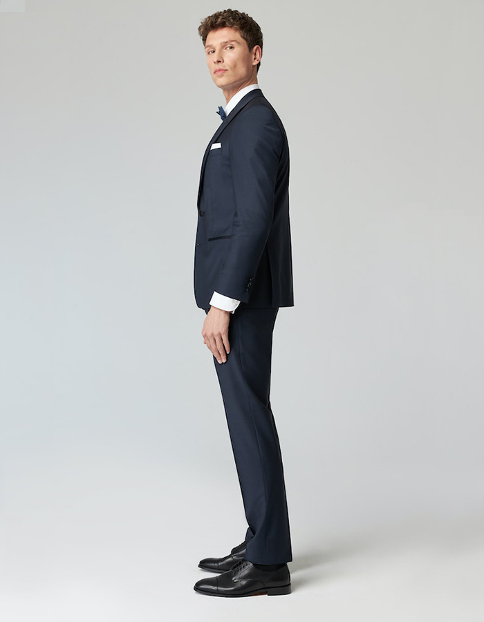 Modern Fit Smoking in Navy– Virgin Wool Mix
