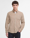 Regular Fit Corduroy Shirt in Sand