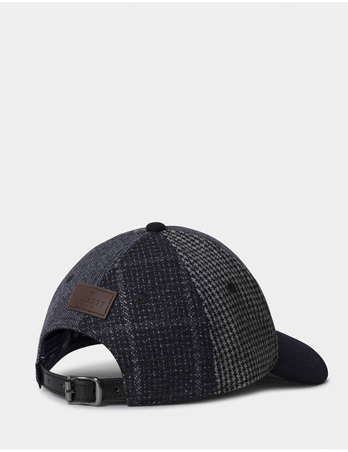 Patchwork Cap in Navy