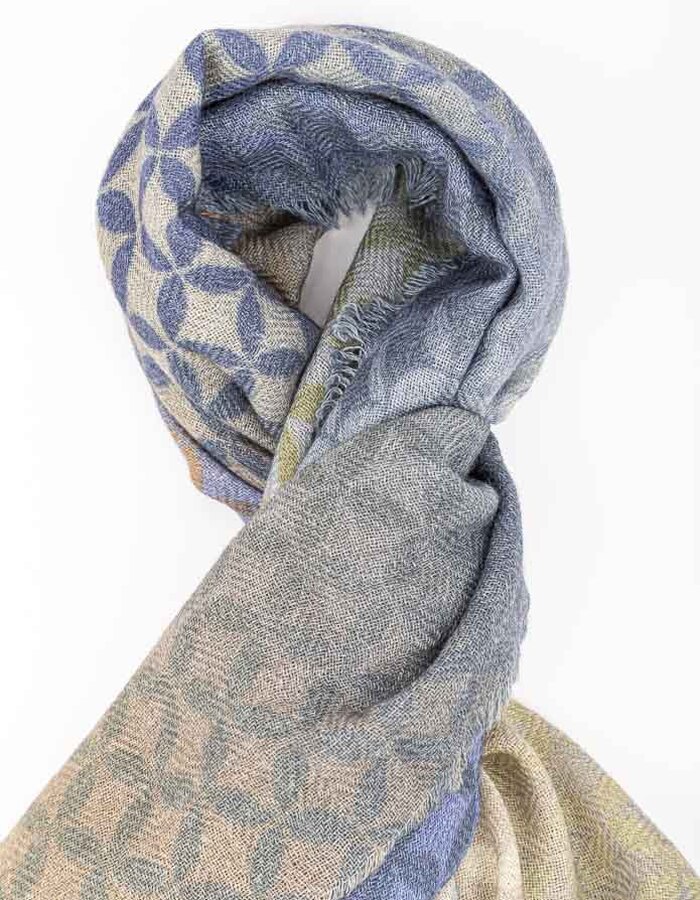 Mala Alisha sjaal blauw
