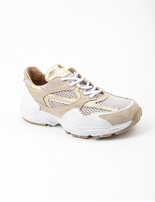 Babouche sneaker goud