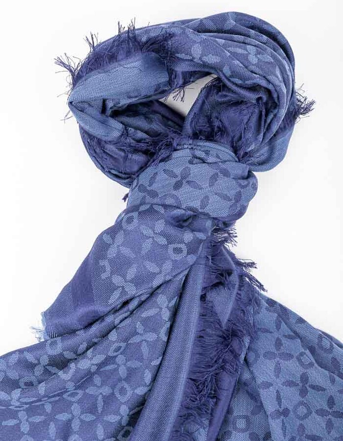Mala Alisha sjaal blauw