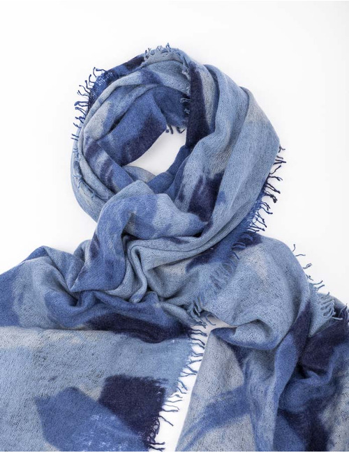 Mala Alisha sjaal blauw