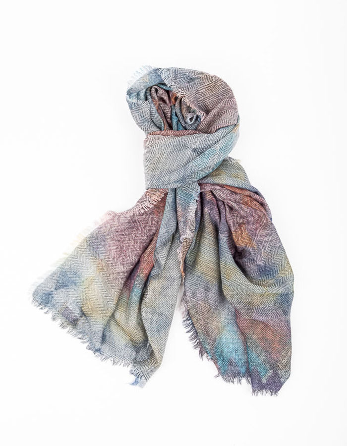 Mala Alisha sjaal blauw