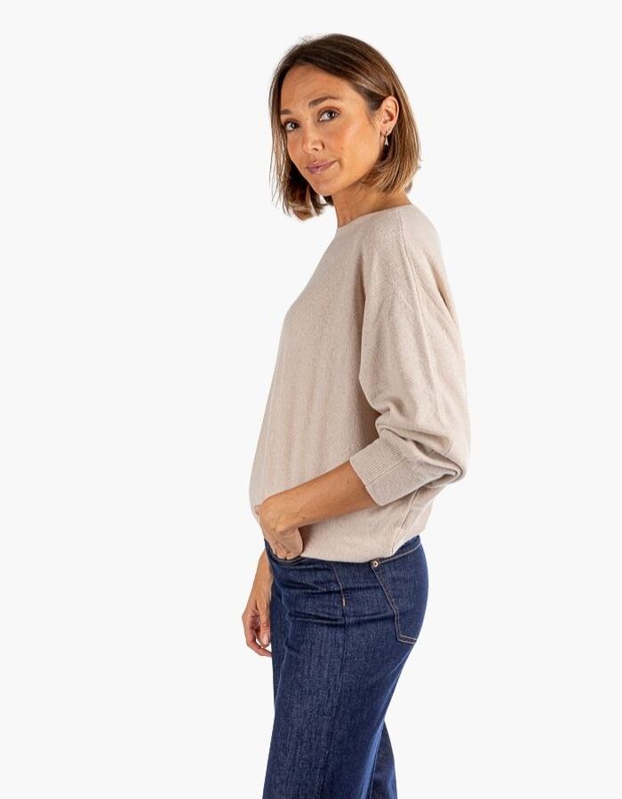 Due Amanti pull beige
