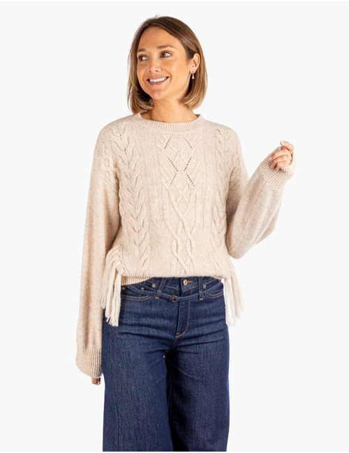 Due Amanti pull beige