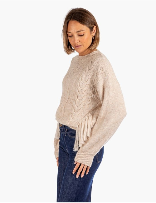 Due Amanti pull beige