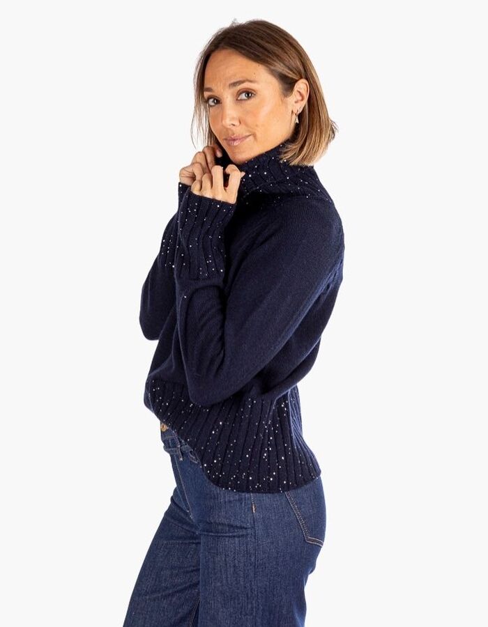Due Amanti pull blauw