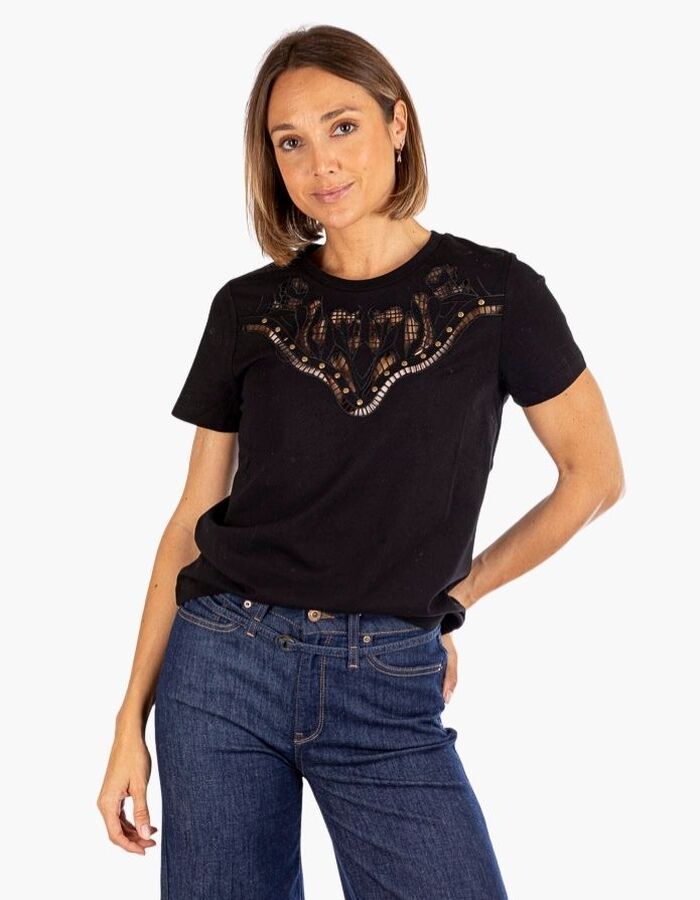 Due Amanti t-shirt zwart