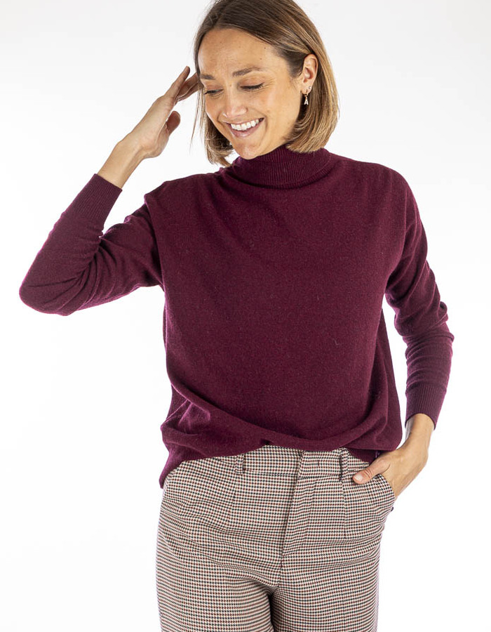 Lalotti pull bordeaux