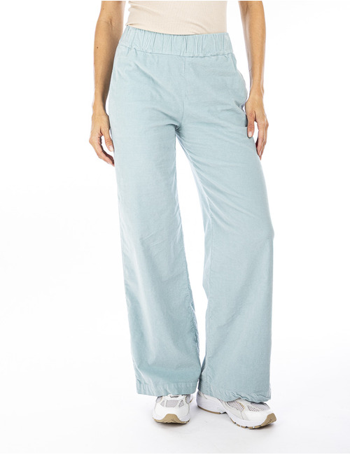 Jeff broek met elatische band blauw