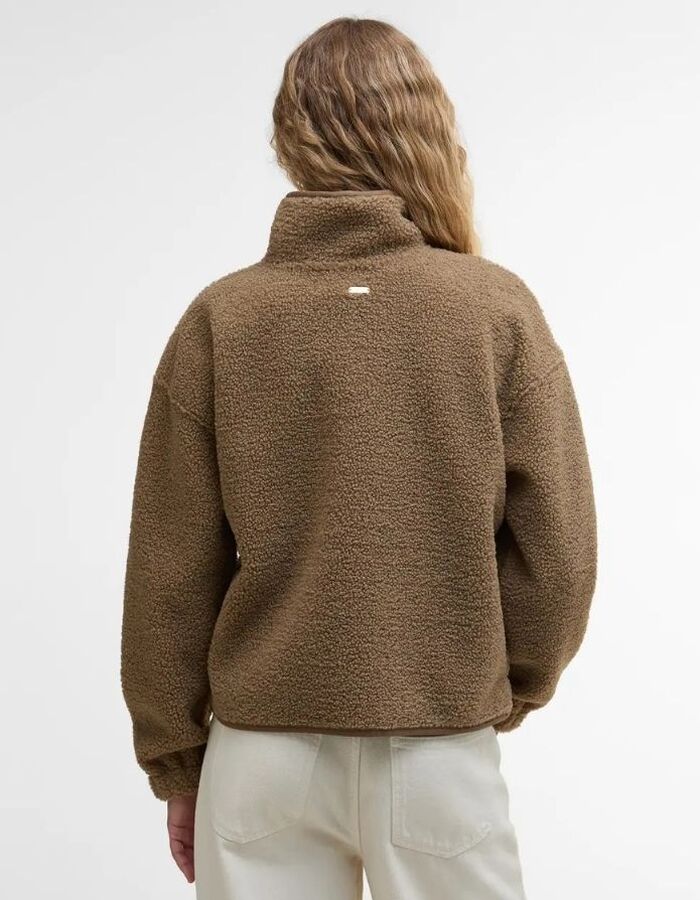 Barbour lange mouw pull bruin