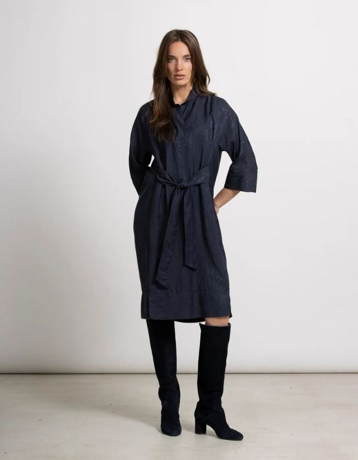 Gigue kleed navy