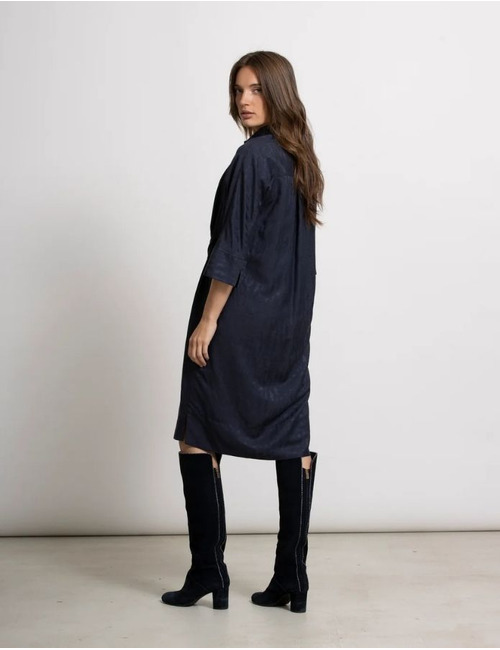 Gigue kleed navy