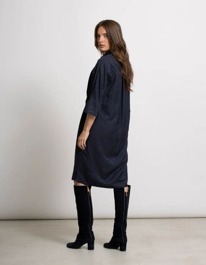 Gigue kleed navy
