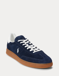 Bedford Suede Sneaker in Navy/Deckwash White