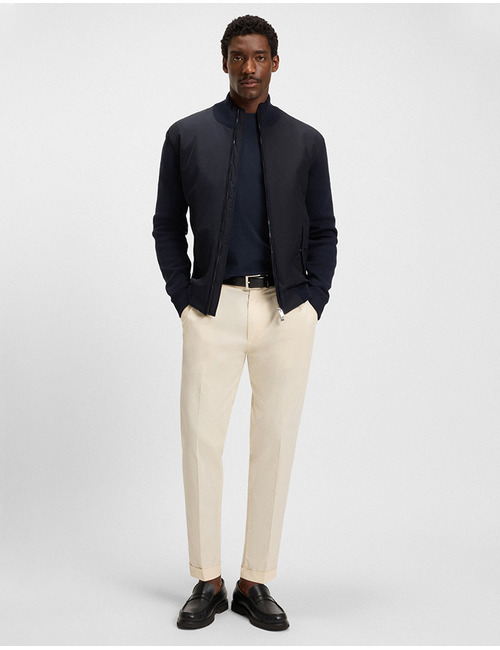 Regular Fit Hybride Jas met Double B Monogram