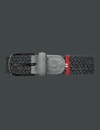 Galloway Suede Wool Effect Riem in Dark Grey