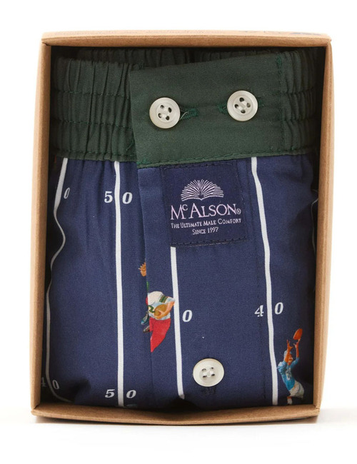 M5265 – Boxershort in Navy American Football Print 