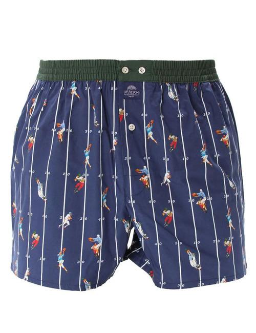 M5265 – Boxershort in Navy American Football Print 