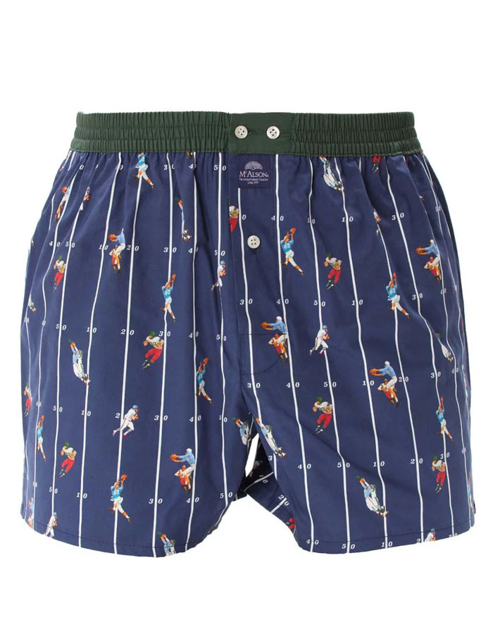 M5265 – Boxershort in Navy American Football Print 