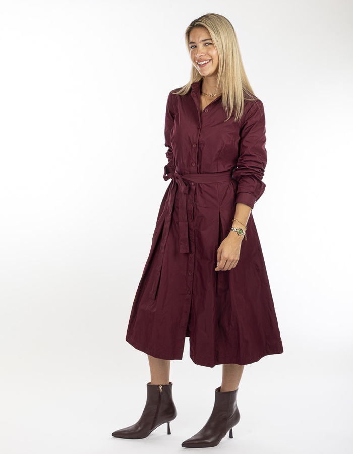 Senso lang kleed bordeaux