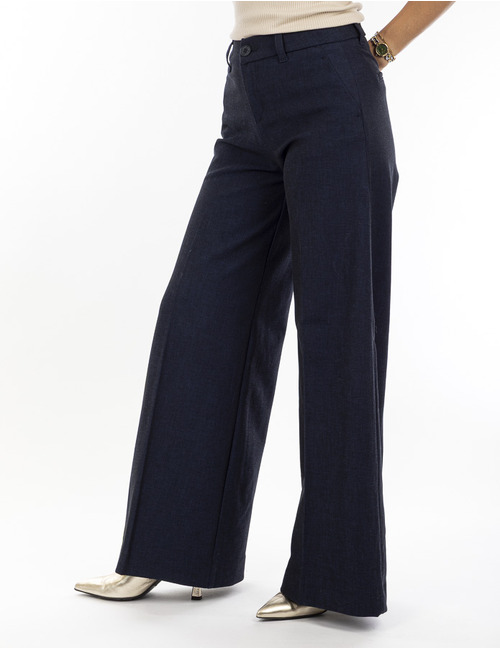 Lois Jeans geklede broek navy