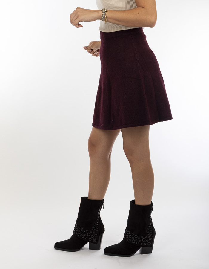 Neo Noir korte rok rood