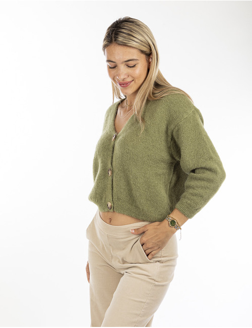 Mika Elles gilet kaki