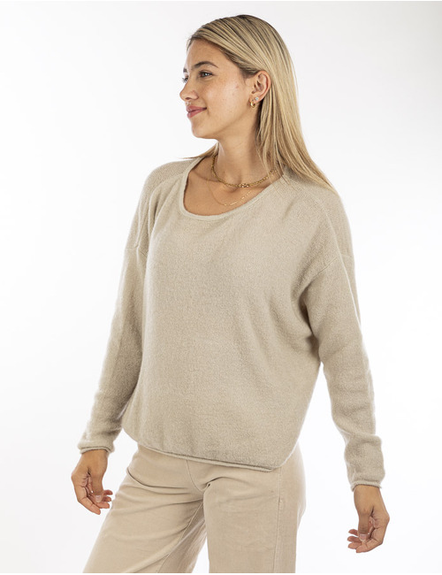 Mika Elles pull beige