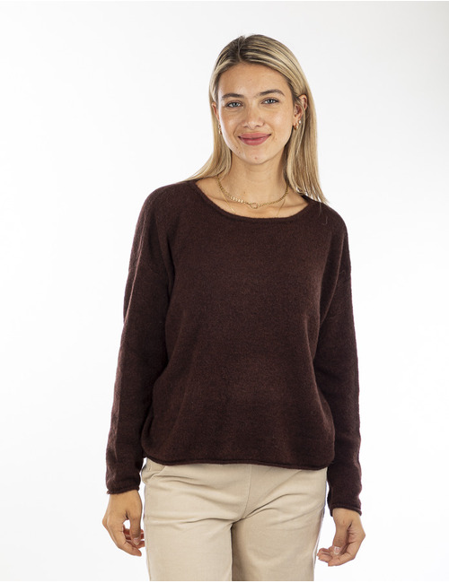 Mika Elles pull bruin