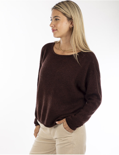 Mika Elles pull bruin