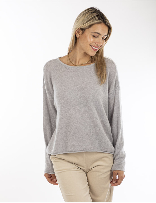 Mika Elles pull grijs