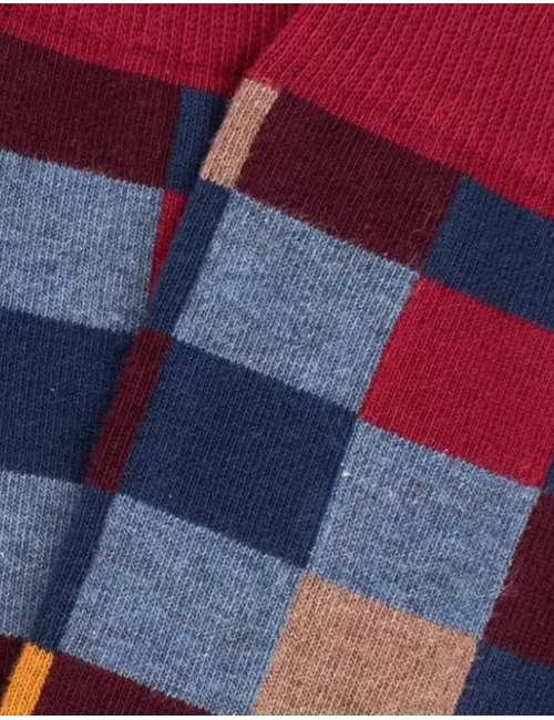 Cadeaubox met 3 Paar Katoenen Sokken – Bleu Voilier Fantaisie