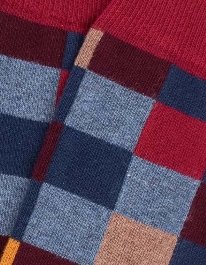 Cadeaubox met 3 Paar Katoenen Sokken – Bleu Voilier Fantaisie