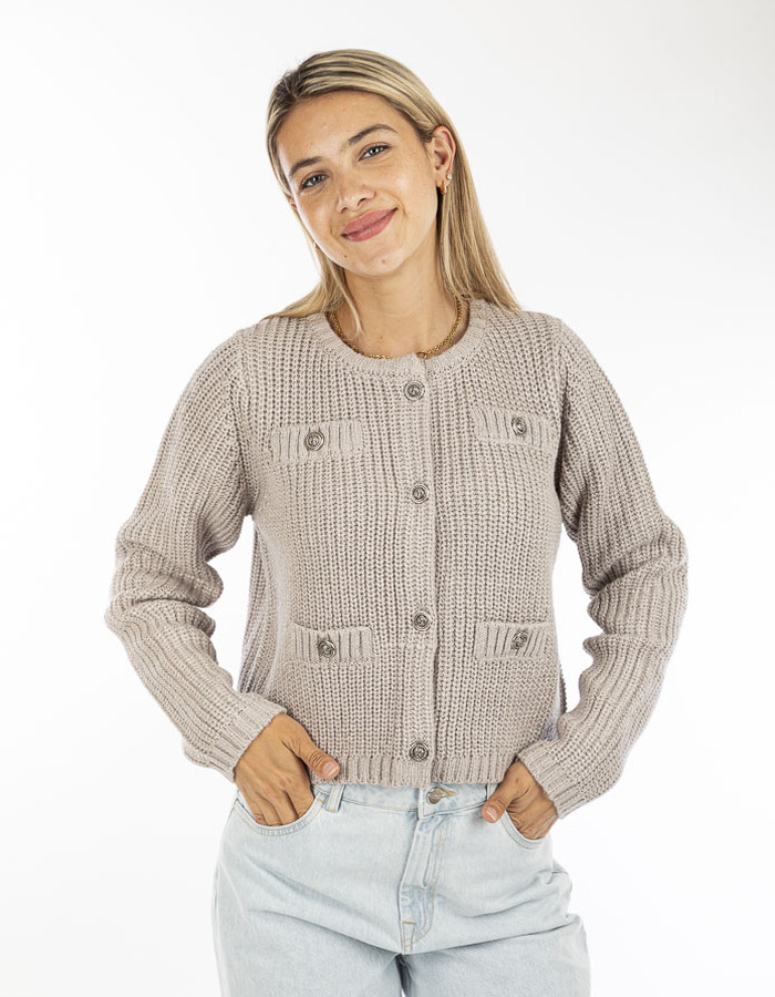 Liu Jo lange mouw sweater beige