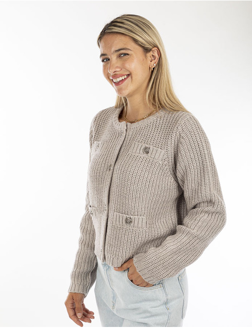 Liu Jo lange mouw sweater beige