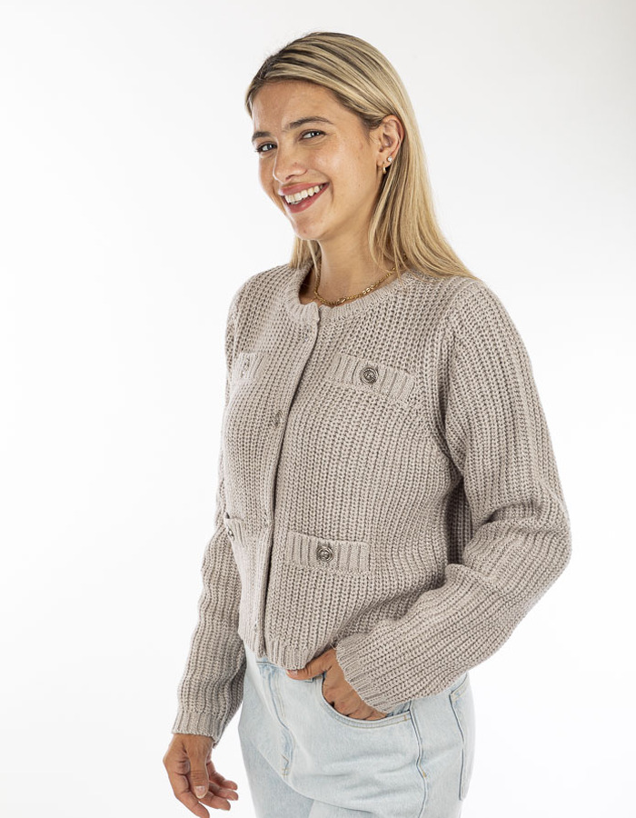 Liu Jo lange mouw sweater beige