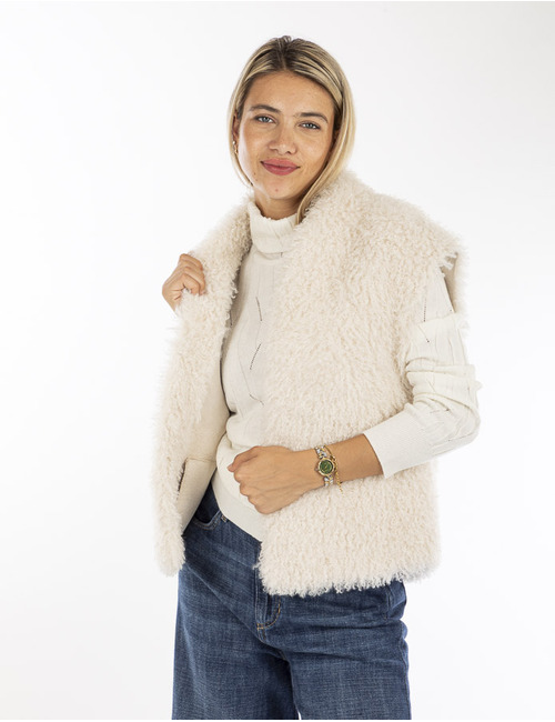 Betta Corradi bodywarmer ecru