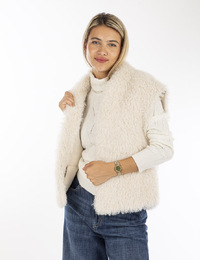 Betta Corradi bodywarmer ecru