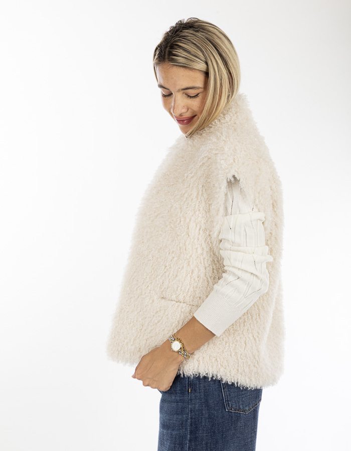 Betta Corradi bodywarmer ecru