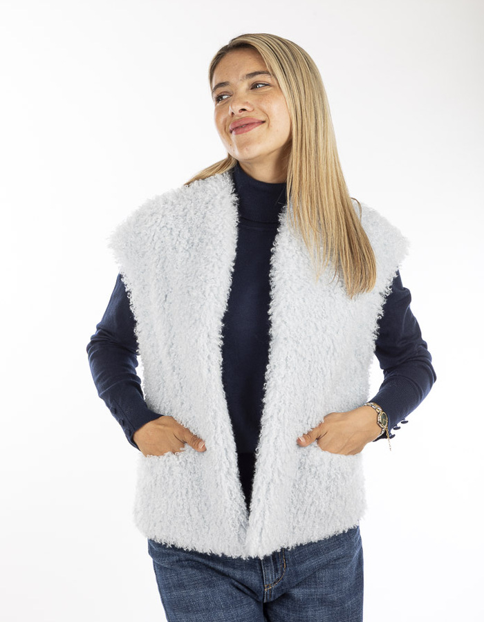 Betta Corradi bodywarmer blauw