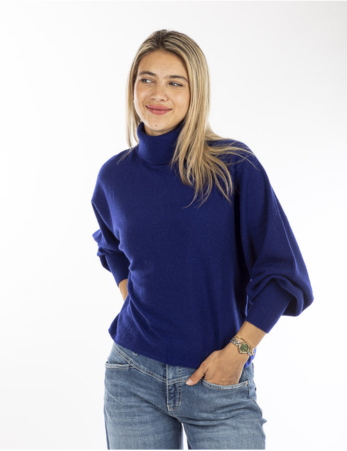 Herzen's lange mouw pull blauw