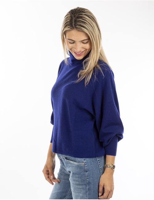 Herzen's lange mouw pull blauw