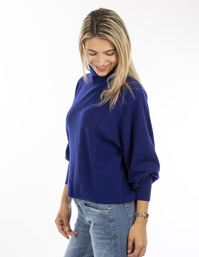 Herzen's lange mouw pull blauw