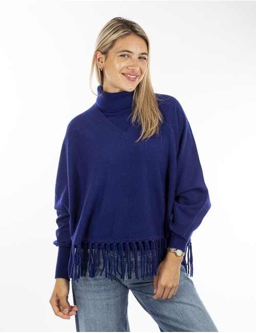 Herzen's poncho blauw