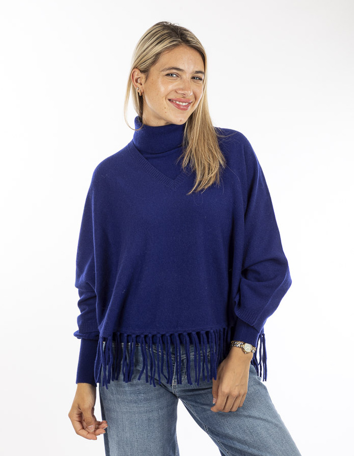 Herzen's lange mouw bloes blauw
