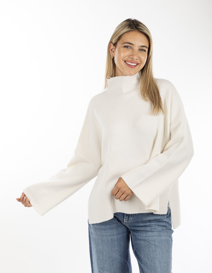 Herzen's lange mouw pull ecru