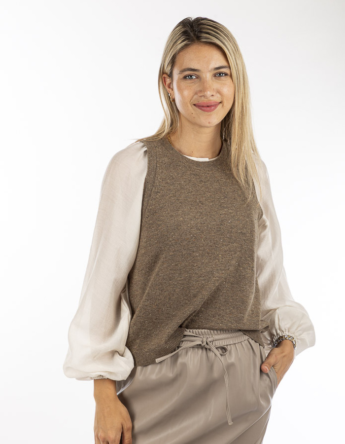 Vanessa Bruno tops taupe